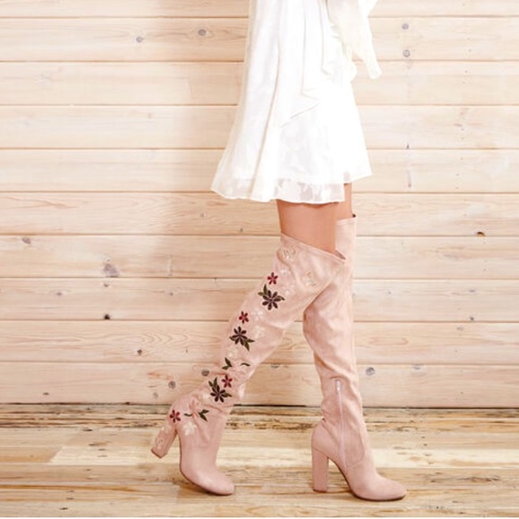 CHINESE LAUNDRY SUEDE OVER THE KNEE BOOTS - Picture 7 of 7